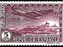 Spain 1931 UPU 5 CTS Brown Edifil 614. España 614. Uploaded by susofe